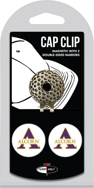 Alcorn State University Golf Cap Clip and Ball Marker Set