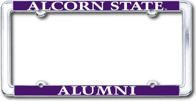 Alcorn State University Alumni Thin Dome License Plate Frame