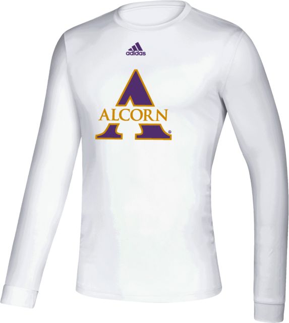 Alcorn Adidas Creator Performance Long Sleeve Tee Primary Athletics Mark Adidas - ONLINE ONLY