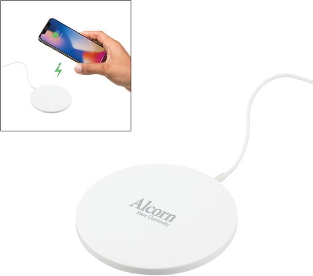 Alcorn Ultra Thin Wireless Charging Pad Alcorn State University  Engraved - ONLINE ONLY