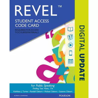 Revel Access Code for Public Speaking
