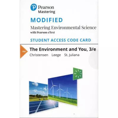 Mastering Environmental Science with Pearson eText Access Code for The Environment and You
