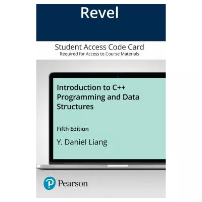 Revel Access Code for Introduction to C++ Programming and Data Structures