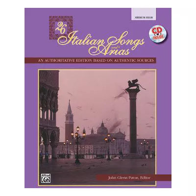 26 Italian Songs &amp; Arias (Medium High)(w/CD)